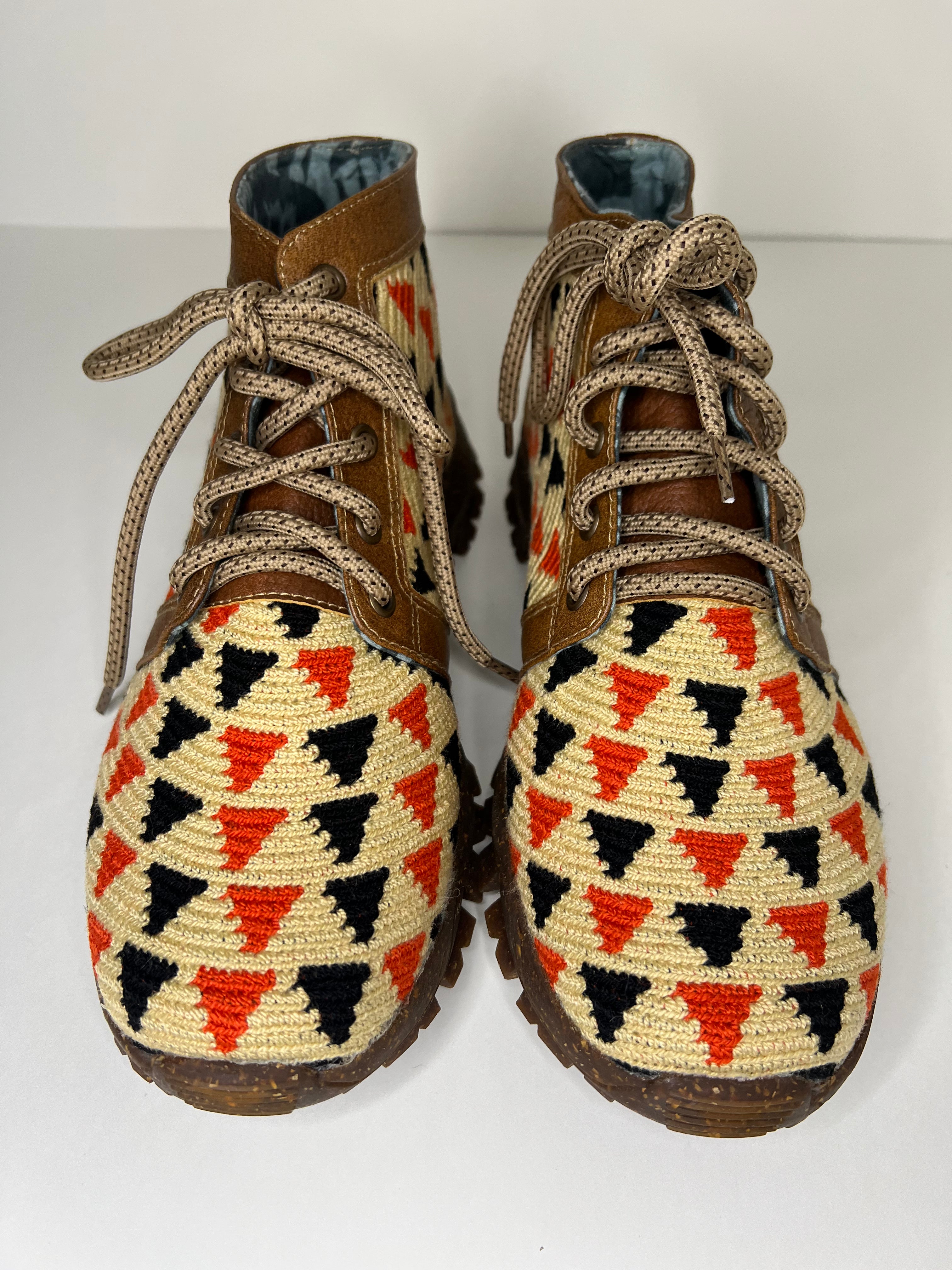Wayuu Boot - Sol y Sombra