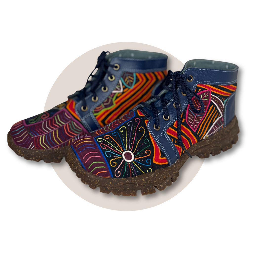 Mola Lace-Up Boots – Ocean Layers
